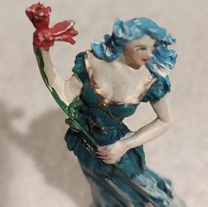 Lovely 2" hand-painted pewter figurine a bluebell elf from the Kingdom of Xanth